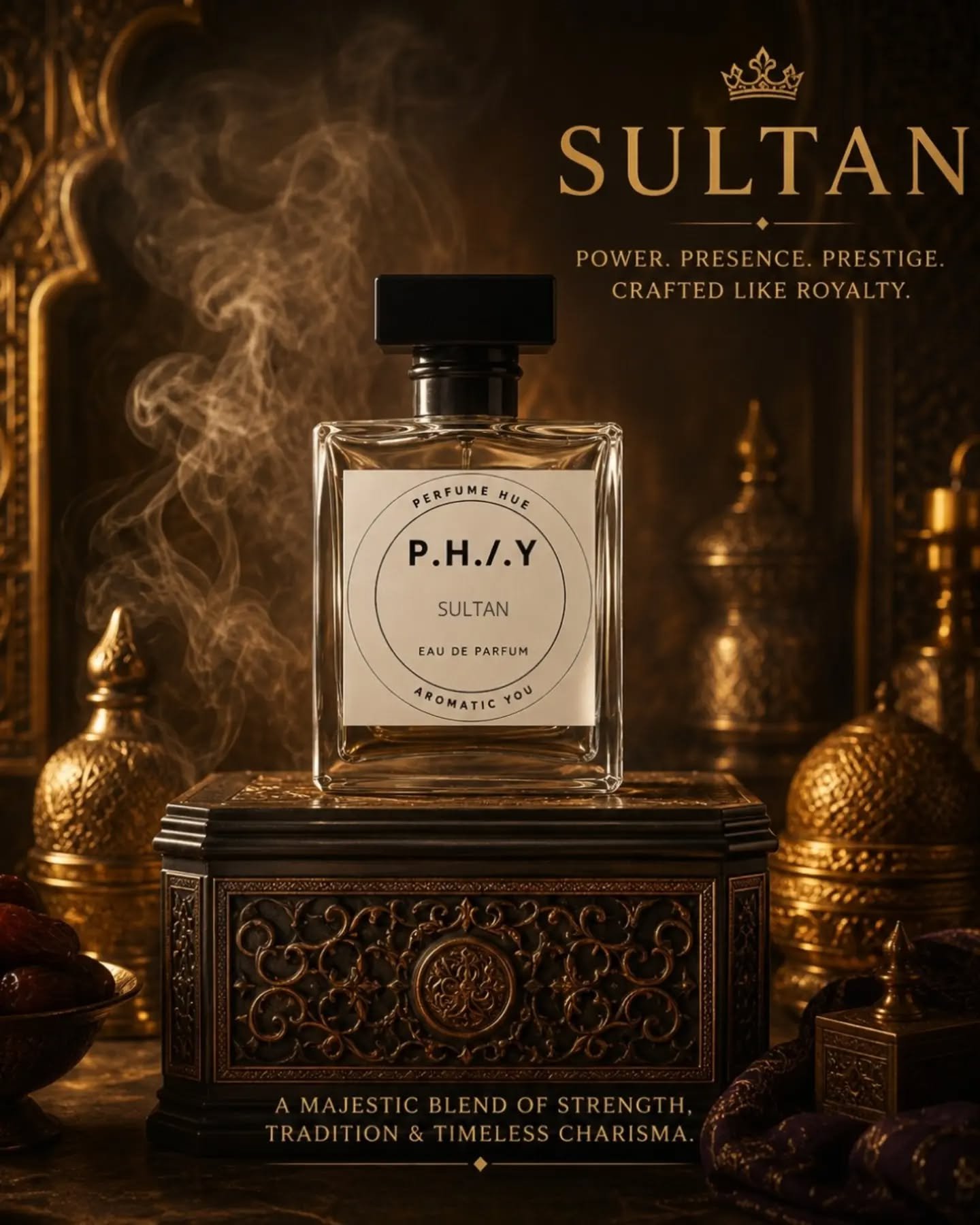 For those who enter like royalty. Sultan.
Checkout our new collection now! Link in bio. 

#slaywithphay #phayfragrances #sultan #ajmal #wisaldhahab